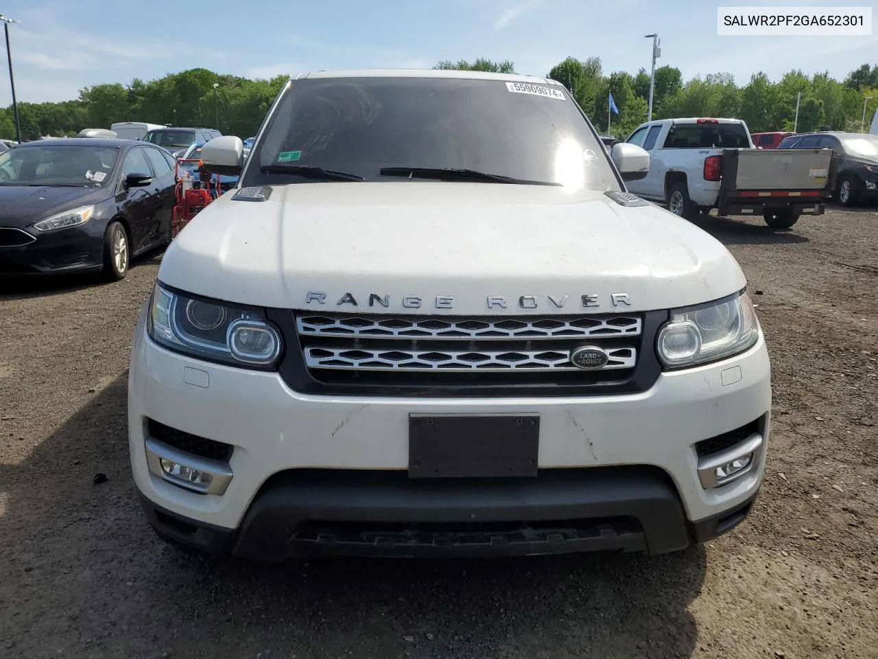 2016 Land Rover Range Rover Sport Hse VIN: SALWR2PF2GA652301 Lot: 55909074