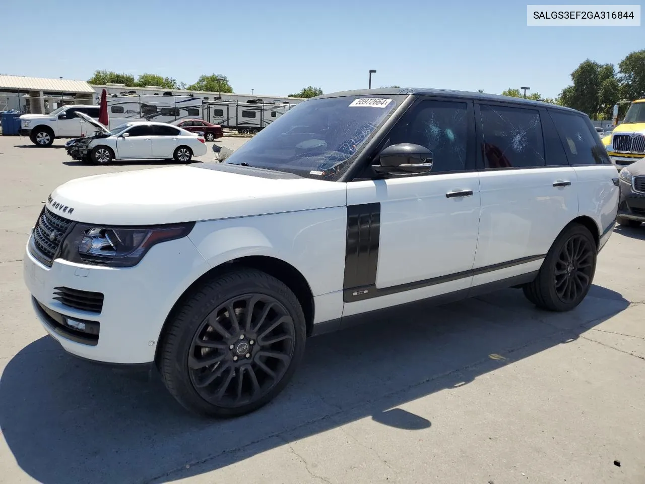 SALGS3EF2GA316844 2016 Land Rover Range Rover Supercharged