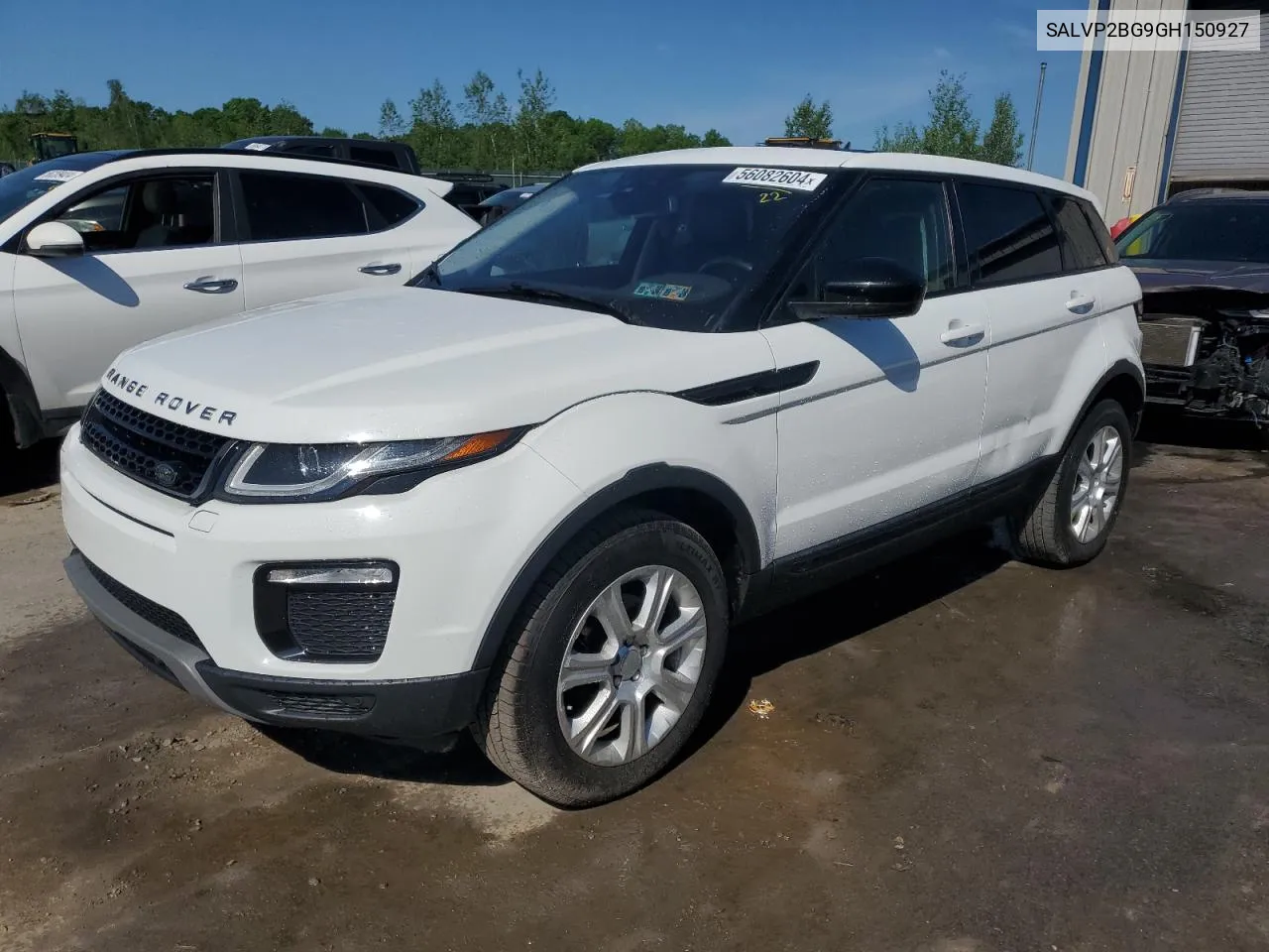 2016 Land Rover Range Rover Evoque Se VIN: SALVP2BG9GH150927 Lot: 56082604