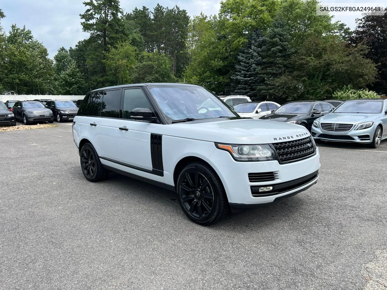 2016 Land Rover Range Rover Hse VIN: SALGS2KF8GA249648 Lot: 56282264