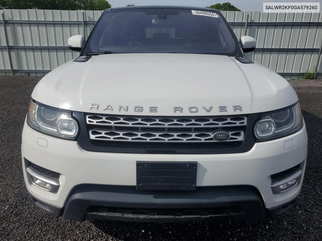 SALWR2KF0GA579260 2016 Land Rover Range Rover Sport Hse