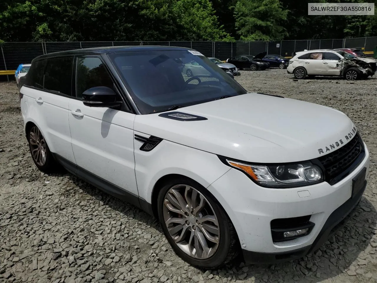 SALWR2EF3GA550816 2016 Land Rover Range Rover Sport Sc