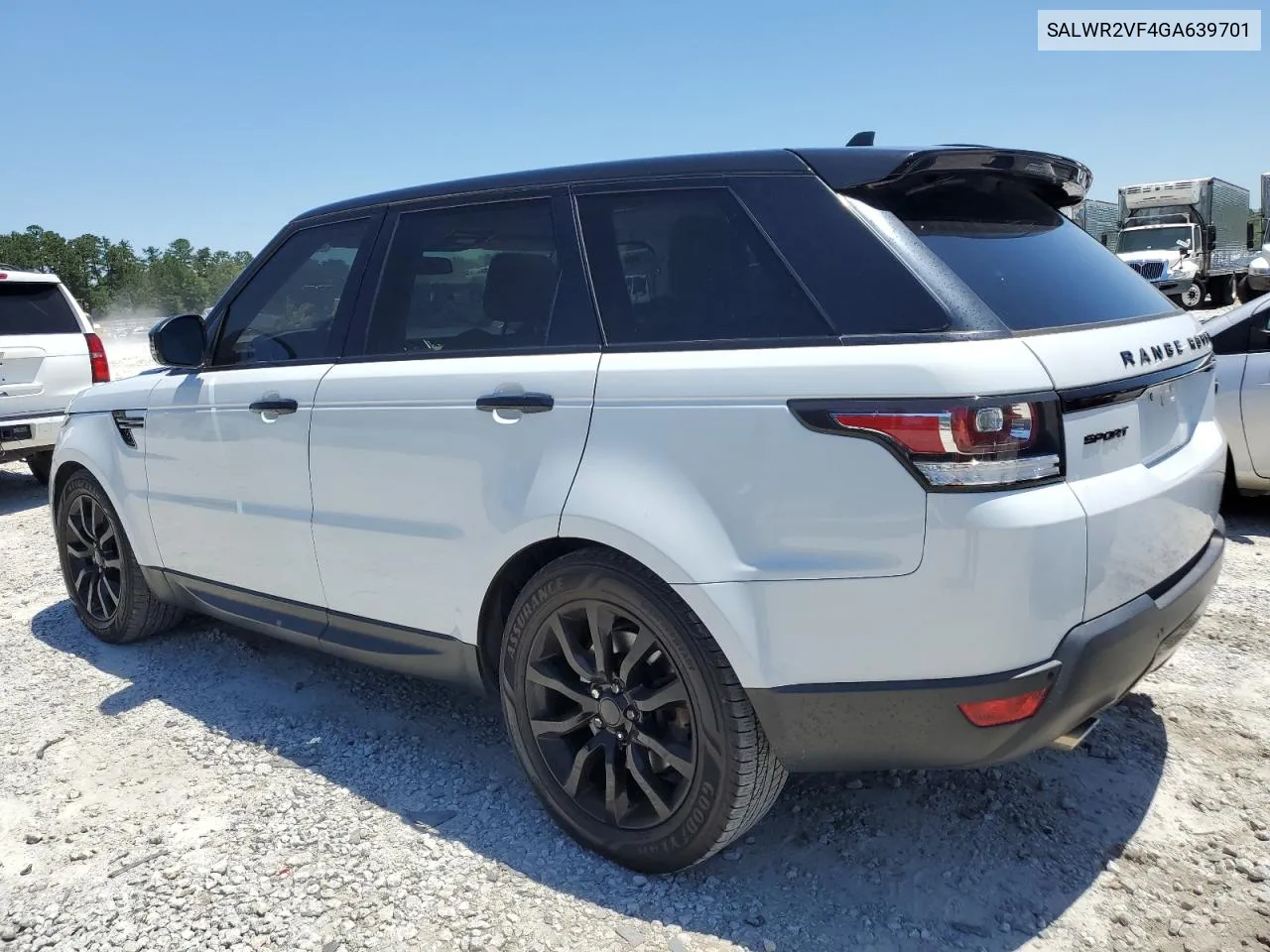 2016 Land Rover Range Rover Sport Hse VIN: SALWR2VF4GA639701 Lot: 56602634