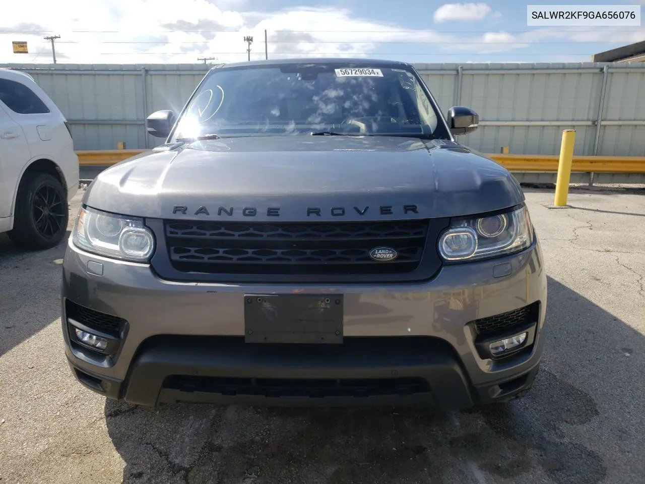 2016 Land Rover Range Rover Sport Hse VIN: SALWR2KF9GA656076 Lot: 56729034