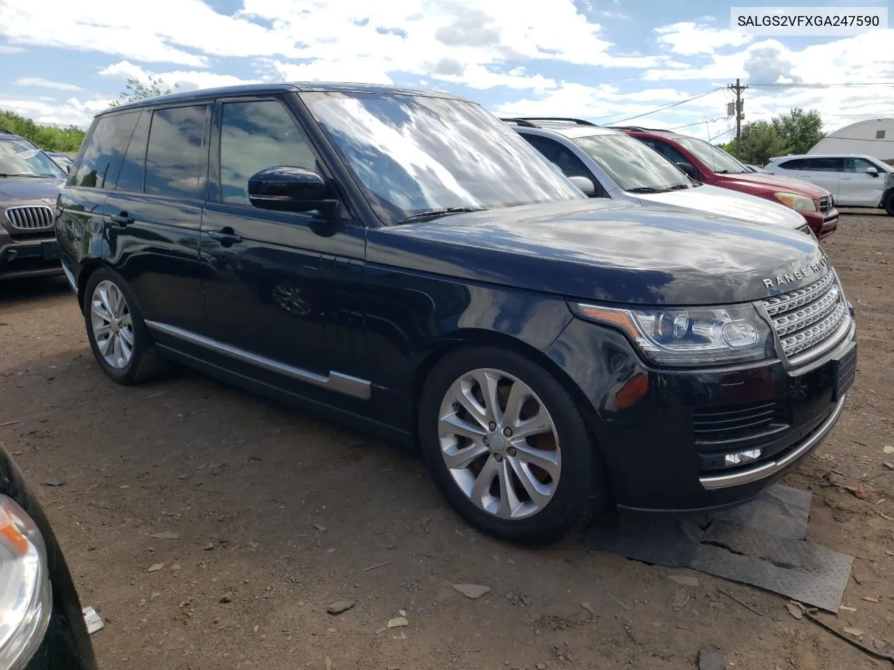 SALGS2VFXGA247590 2016 Land Rover Range Rover Hse