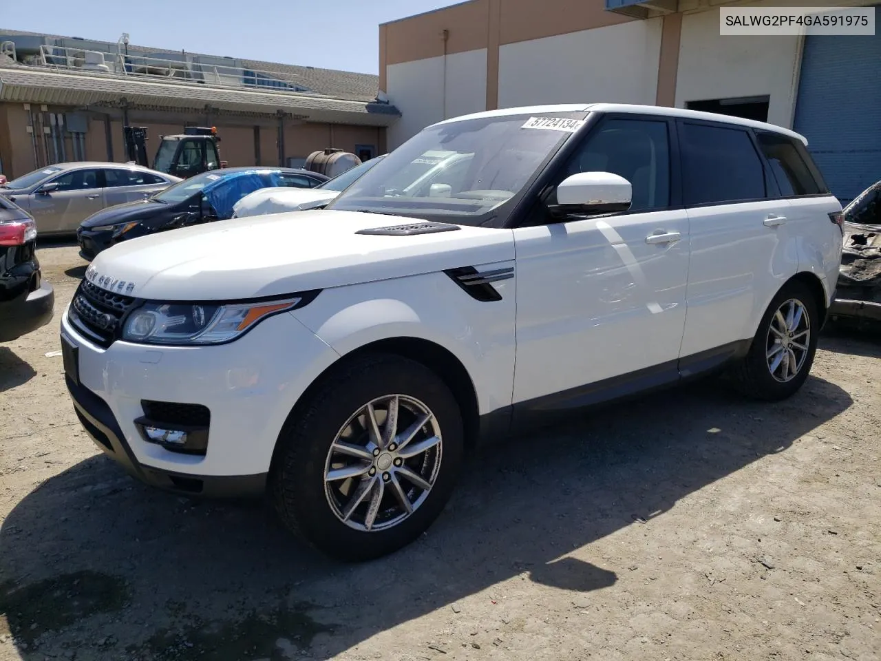 2016 Land Rover Range Rover Sport Se VIN: SALWG2PF4GA591975 Lot: 57724134