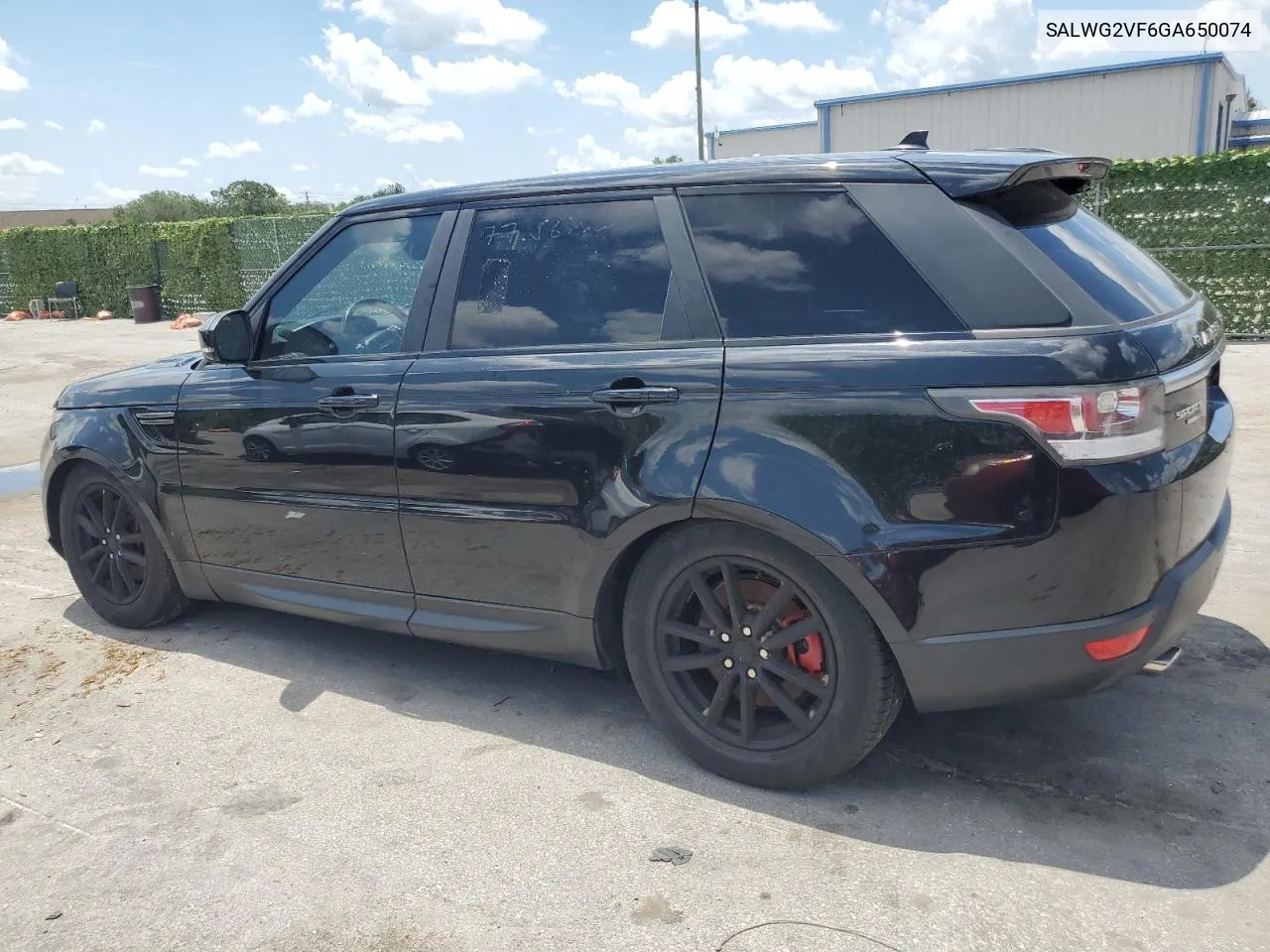 SALWG2VF6GA650074 2016 Land Rover Range Rover Sport Se