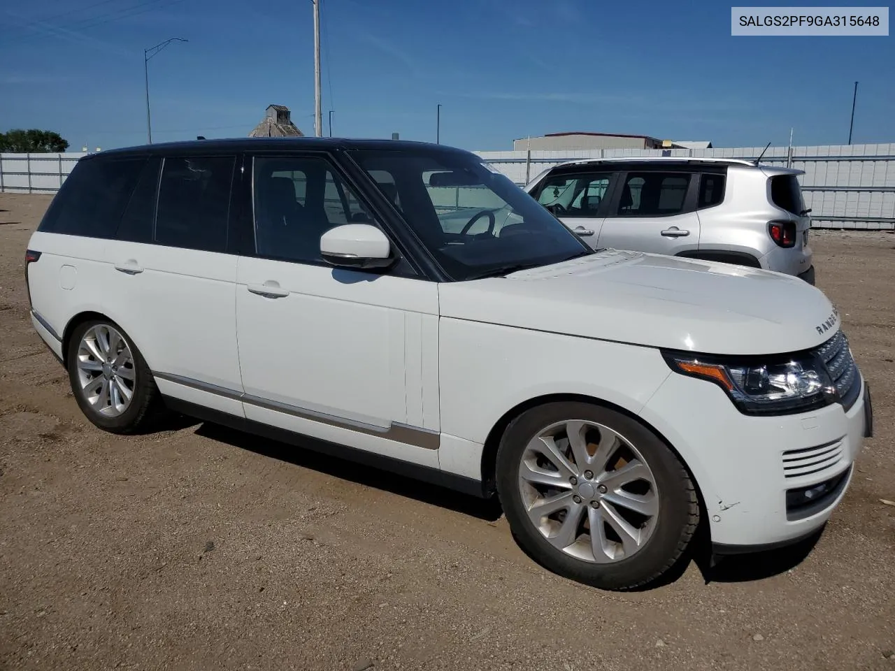 2016 Land Rover Range Rover Hse VIN: SALGS2PF9GA315648 Lot: 58173164