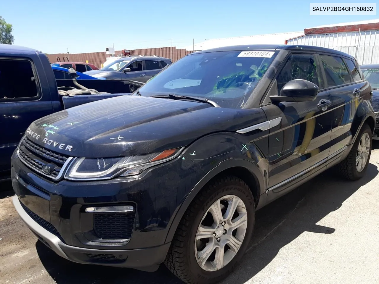 SALVP2BG4GH160832 2016 Land Rover Range Rover Evoque Se