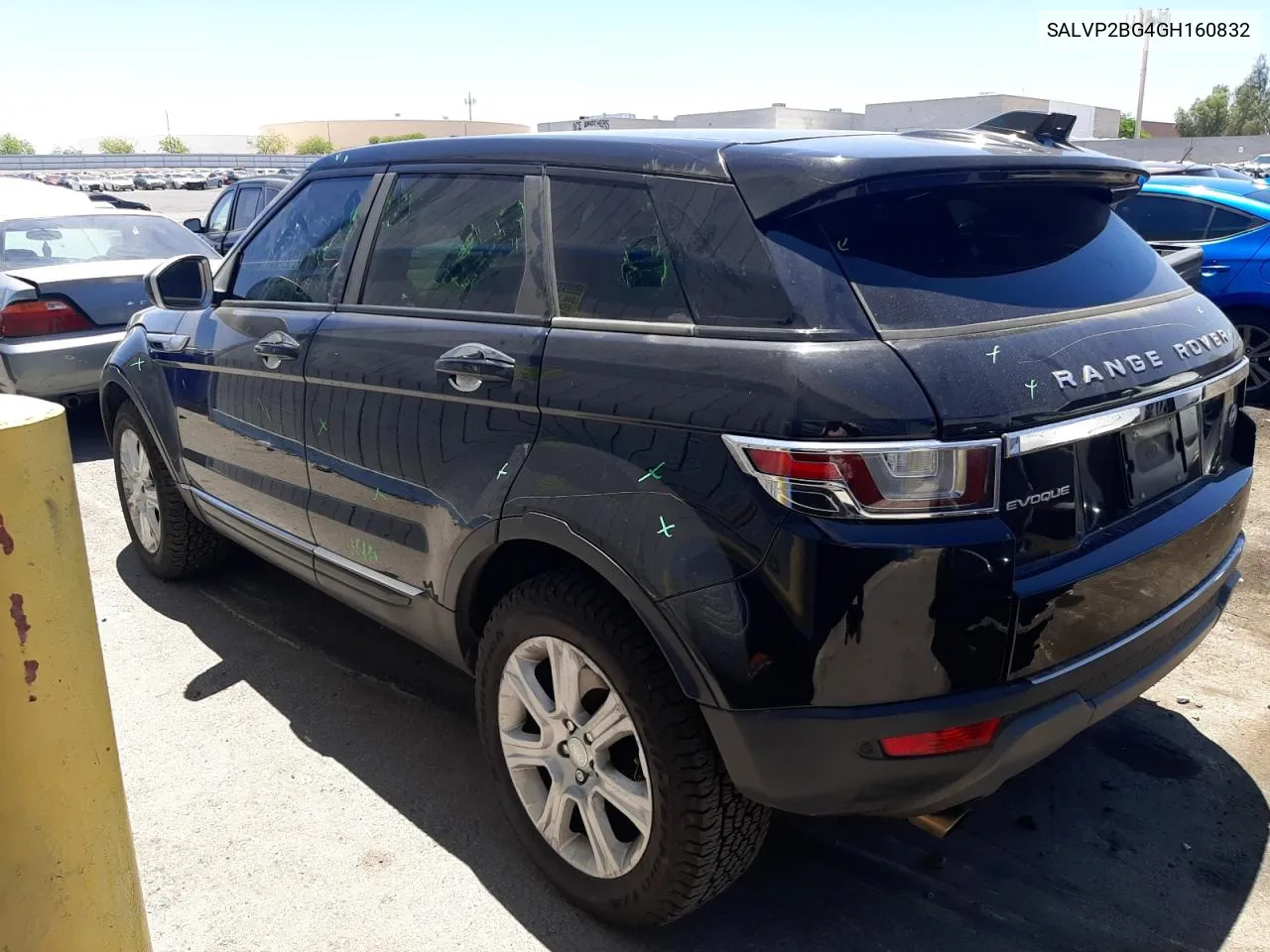 SALVP2BG4GH160832 2016 Land Rover Range Rover Evoque Se