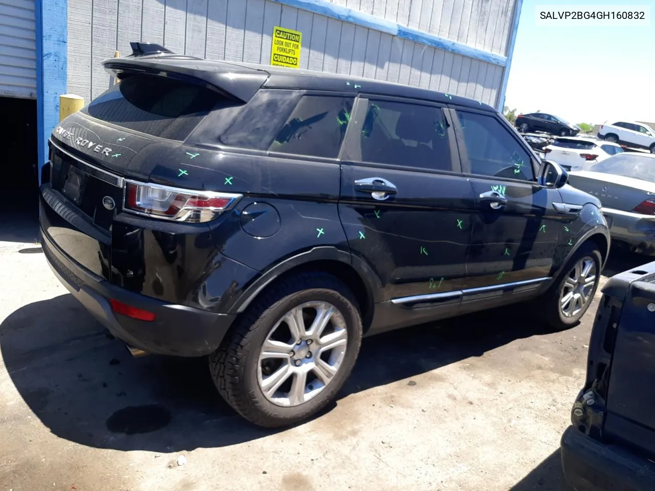 2016 Land Rover Range Rover Evoque Se VIN: SALVP2BG4GH160832 Lot: 58320164