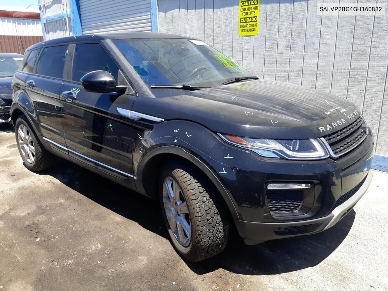 2016 Land Rover Range Rover Evoque Se VIN: SALVP2BG4GH160832 Lot: 58320164