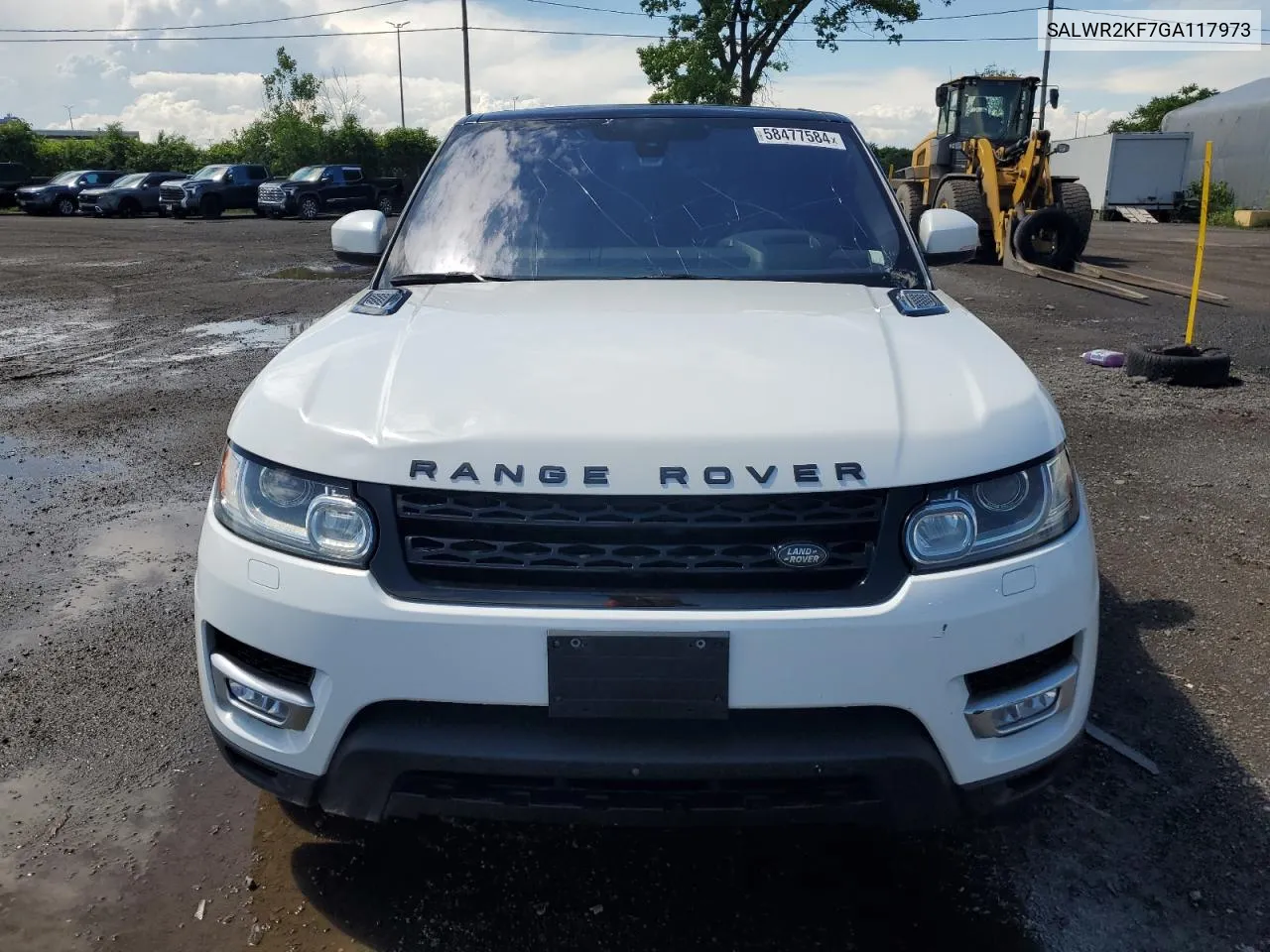 2016 Land Rover Range Rover Sport Hse VIN: SALWR2KF7GA117973 Lot: 58477584