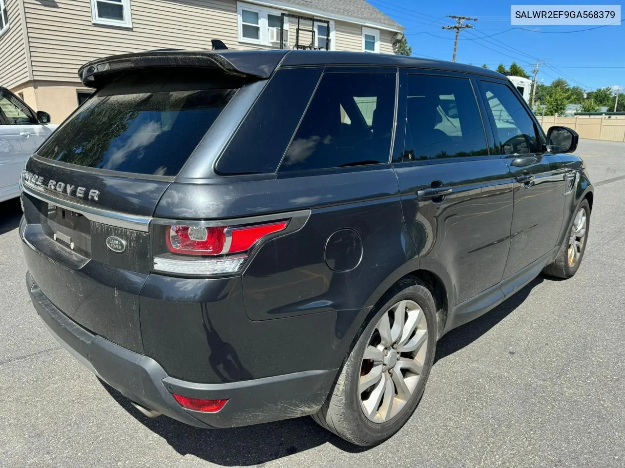 2016 Land Rover Range Rover Sport Sc VIN: SALWR2EF9GA568379 Lot: 58641784