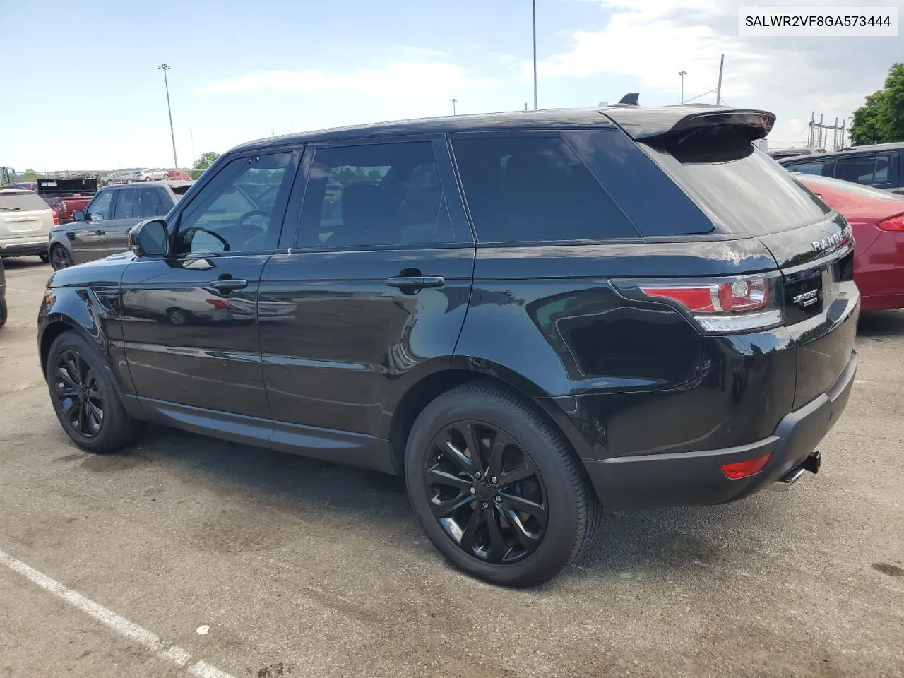 2016 Land Rover Range Rover Sport Hse VIN: SALWR2VF8GA573444 Lot: 58930554