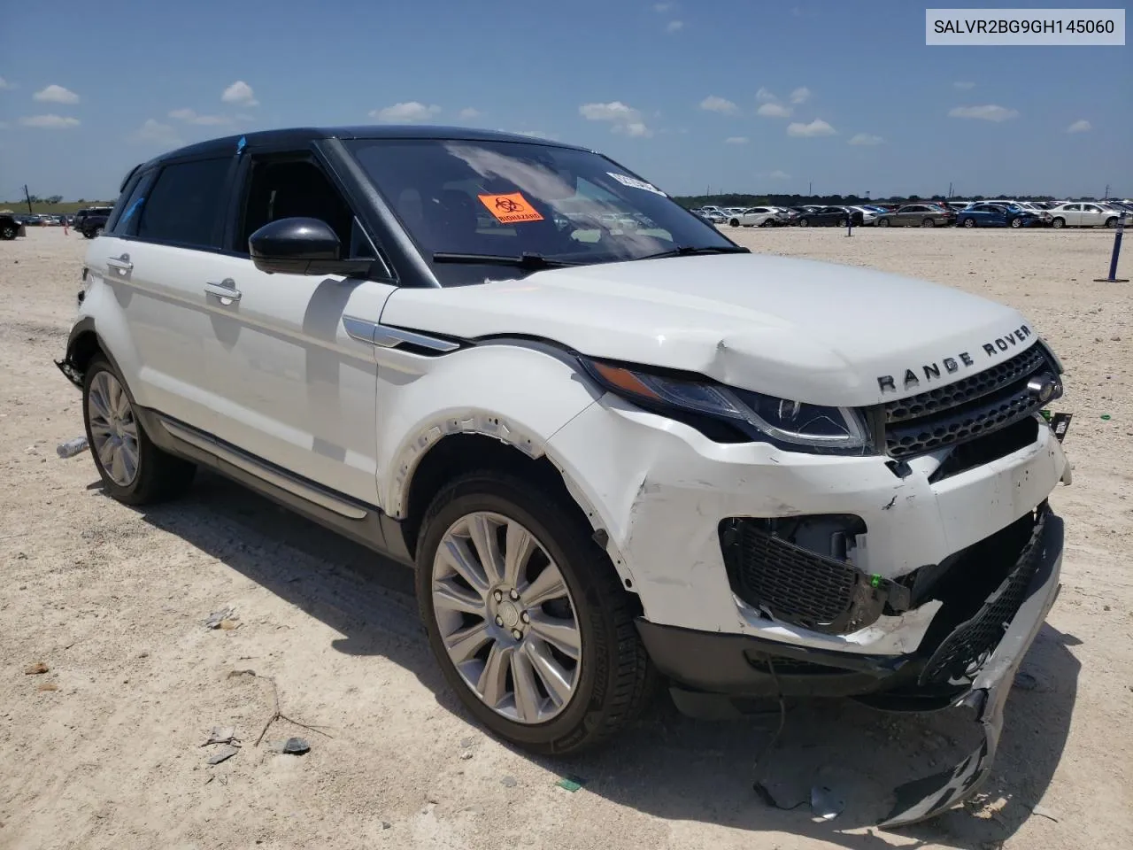 2016 Land Rover Range Rover Evoque Hse VIN: SALVR2BG9GH145060 Lot: 62129404