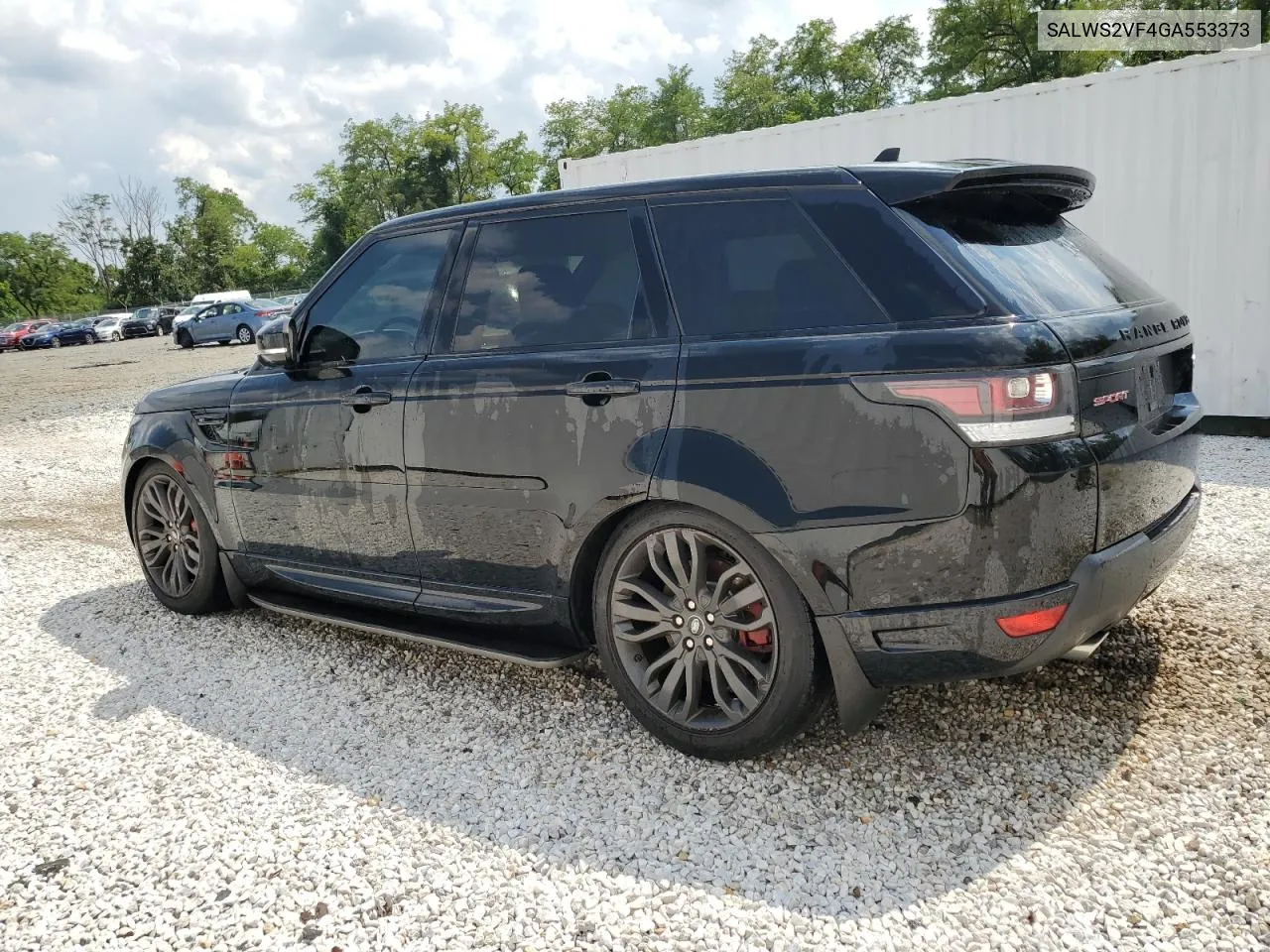 2016 Land Rover Range Rover Sport Hst VIN: SALWS2VF4GA553373 Lot: 65621374