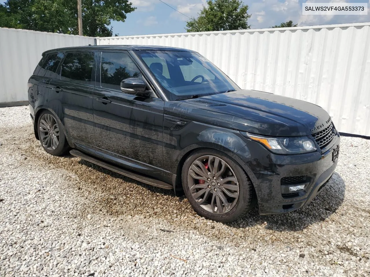 2016 Land Rover Range Rover Sport Hst VIN: SALWS2VF4GA553373 Lot: 65621374