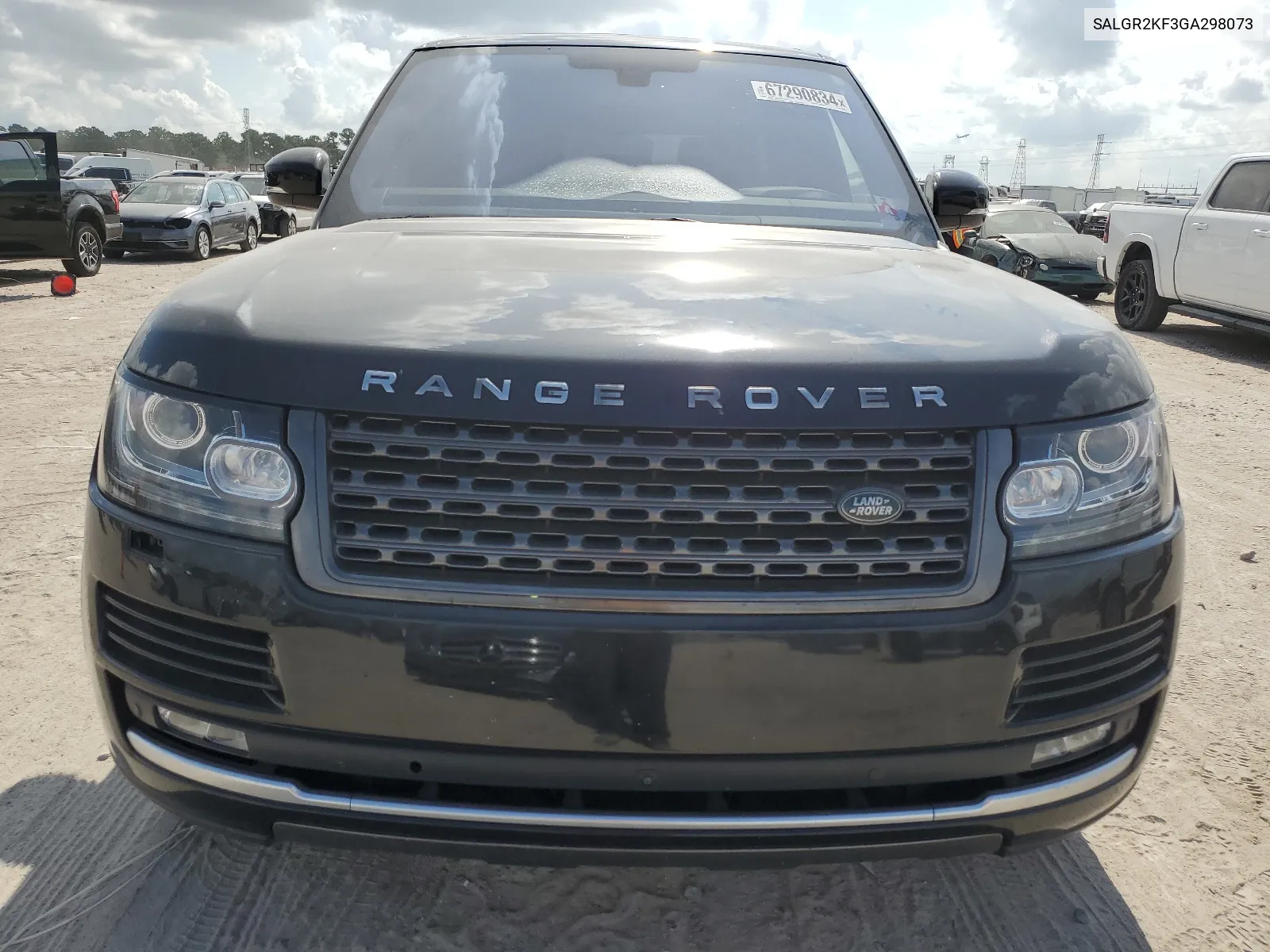 2016 Land Rover Range Rover VIN: SALGR2KF3GA298073 Lot: 67290834