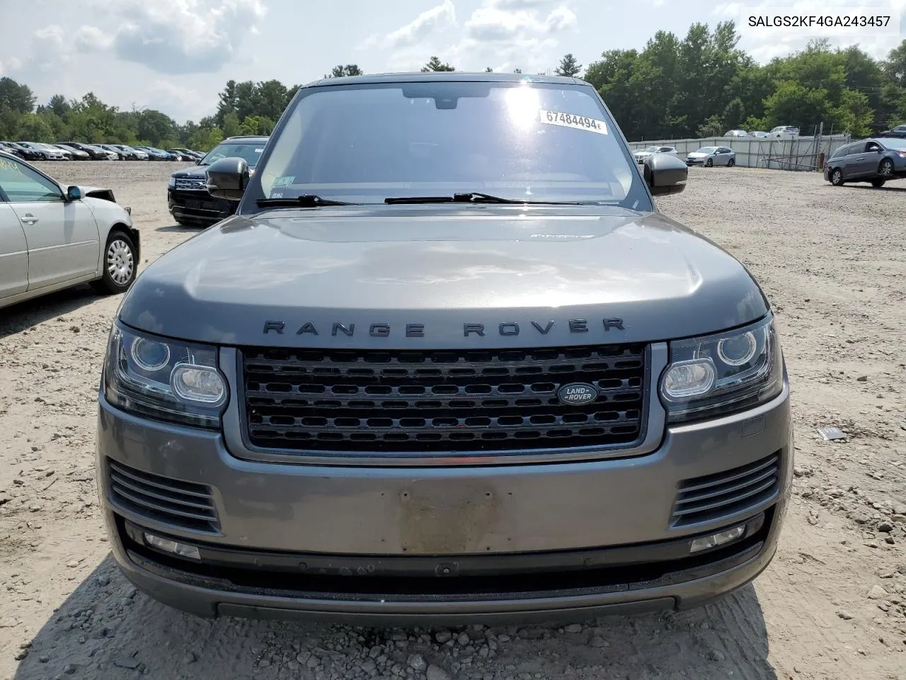 2016 Land Rover Range Rover Hse VIN: SALGS2KF4GA243457 Lot: 67484494