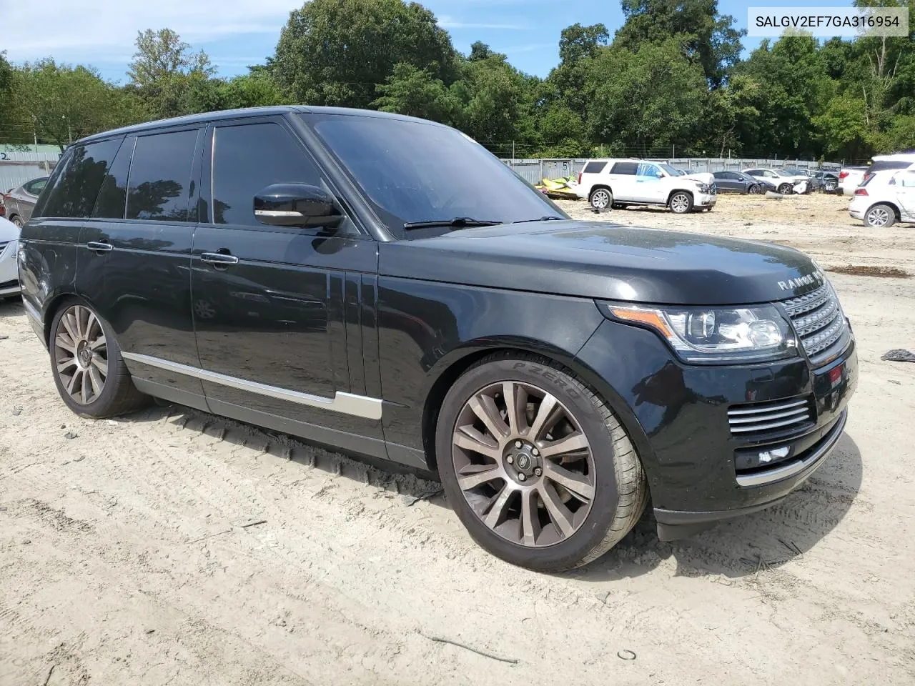 2016 Land Rover Range Rover Autobiography VIN: SALGV2EF7GA316954 Lot: 68795684