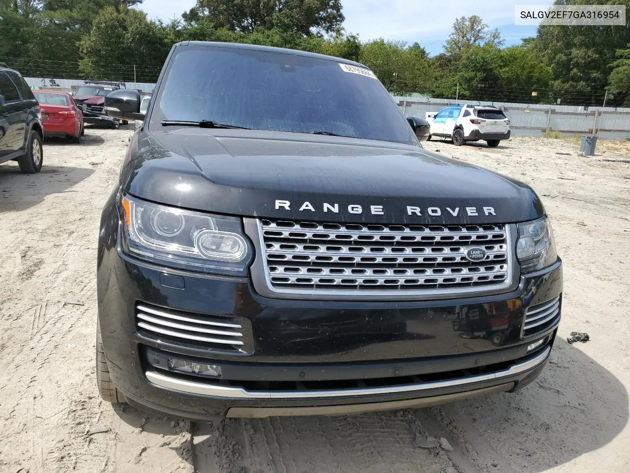 2016 Land Rover Range Rover Autobiography VIN: SALGV2EF7GA316954 Lot: 68795684