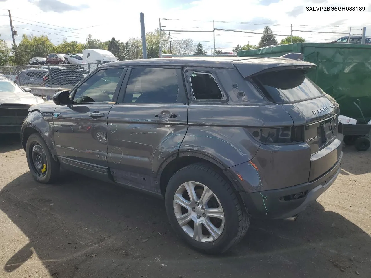 2016 Land Rover Range Rover Evoque Se VIN: SALVP2BG6GH088189 Lot: 69778784