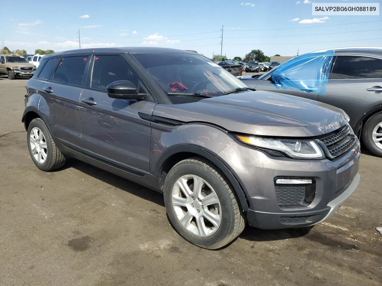 SALVP2BG6GH088189 2016 Land Rover Range Rover Evoque Se