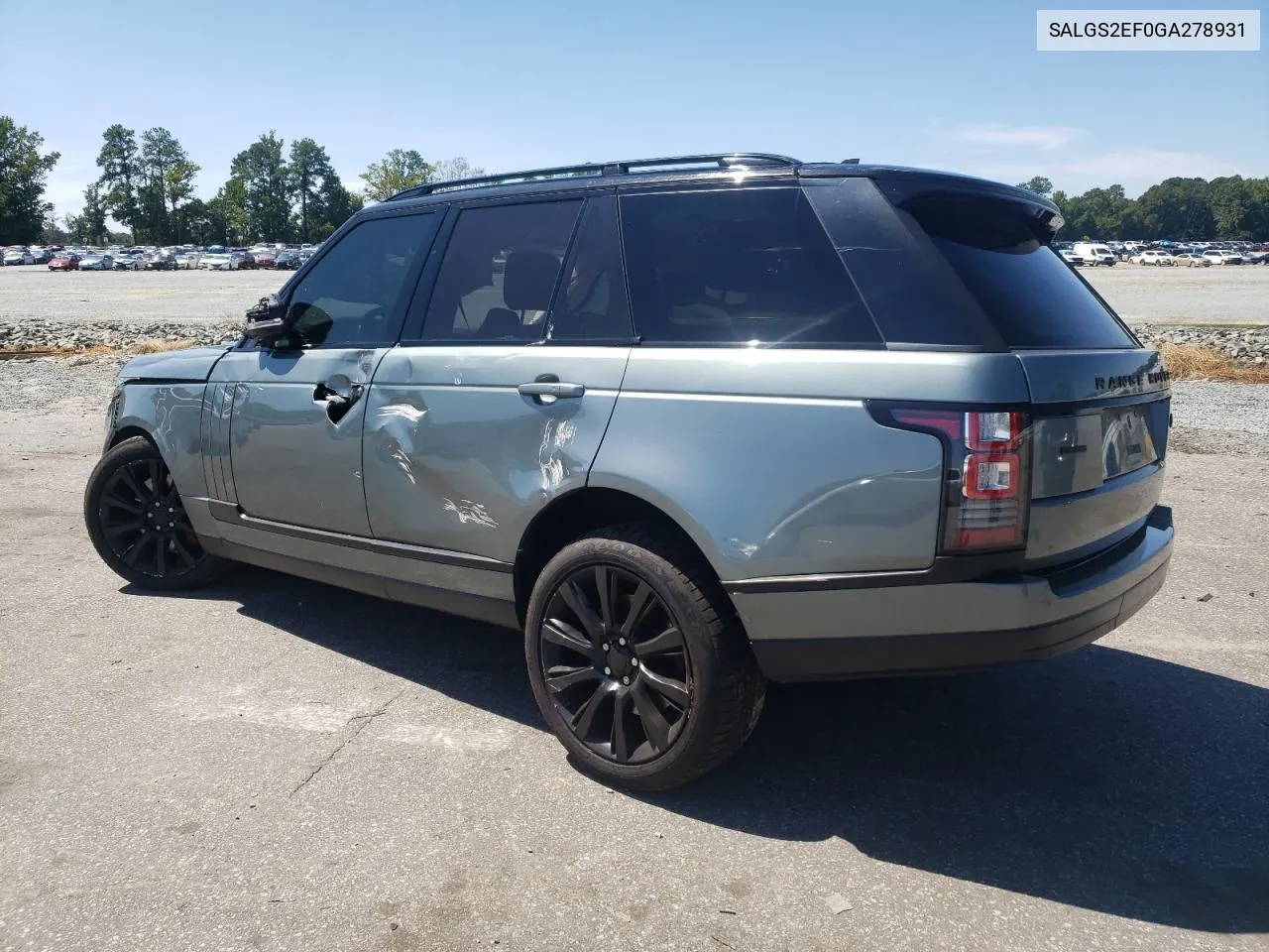 SALGS2EF0GA278931 2016 Land Rover Range Rover Supercharged