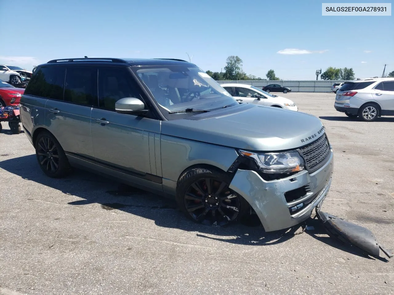 SALGS2EF0GA278931 2016 Land Rover Range Rover Supercharged