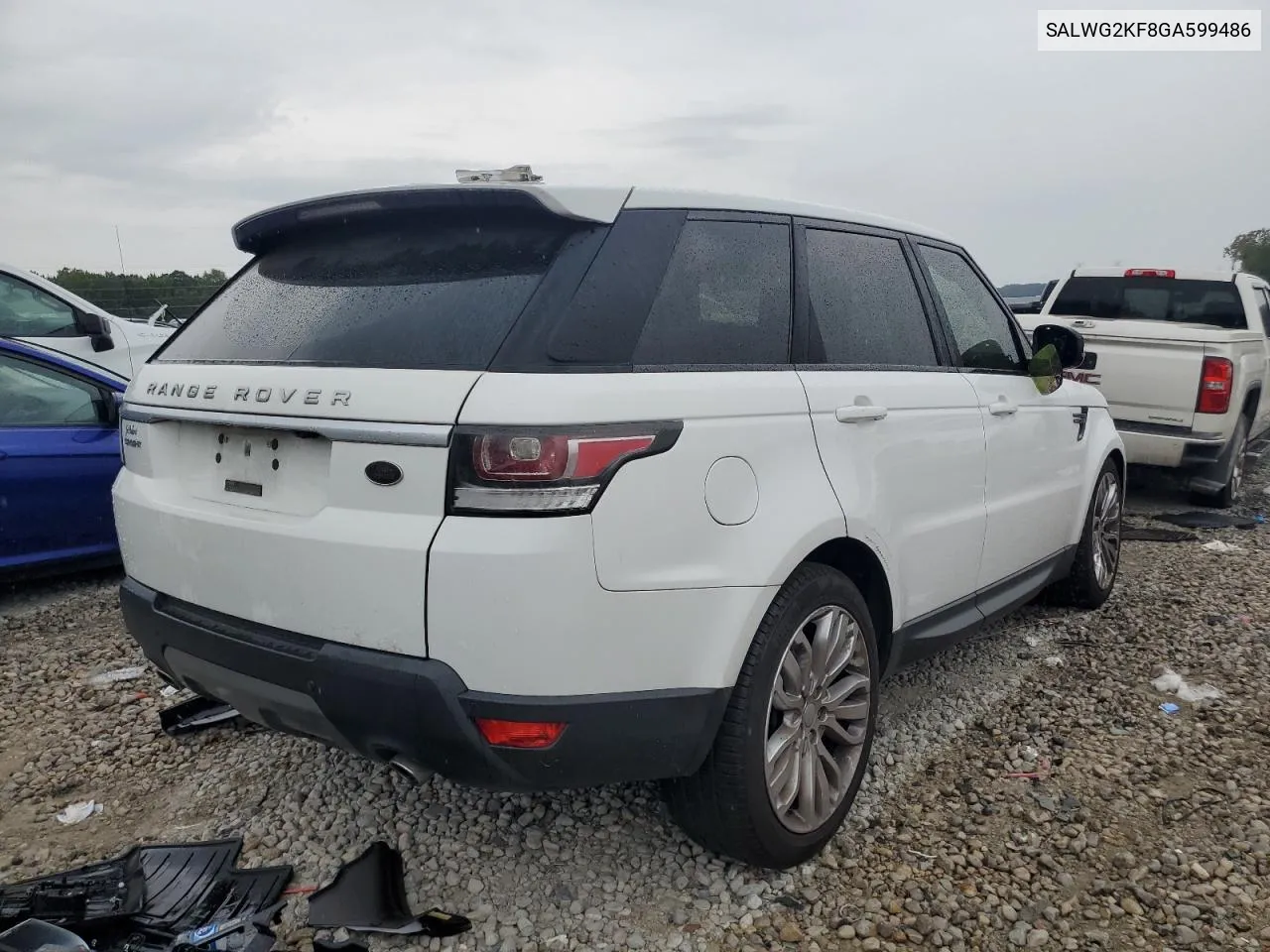 2016 Land Rover Range Rover Sport Se VIN: SALWG2KF8GA599486 Lot: 70061324