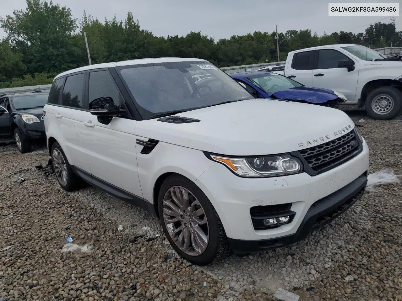 2016 Land Rover Range Rover Sport Se VIN: SALWG2KF8GA599486 Lot: 70061324