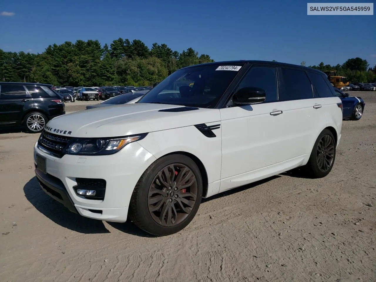 SALWS2VF5GA545959 2016 Land Rover Range Rover Sport Hst