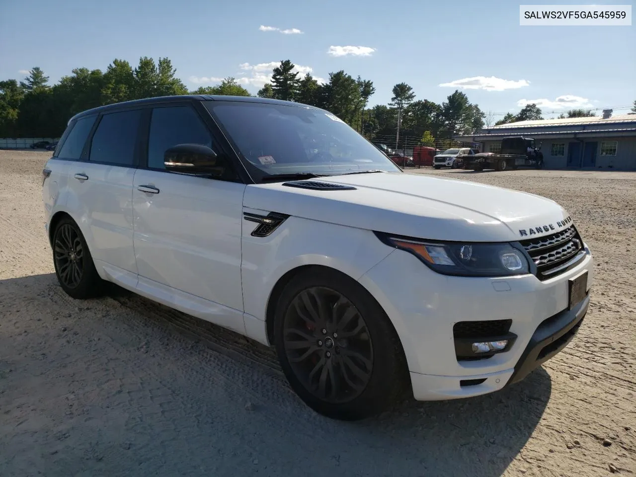 2016 Land Rover Range Rover Sport Hst VIN: SALWS2VF5GA545959 Lot: 70242794