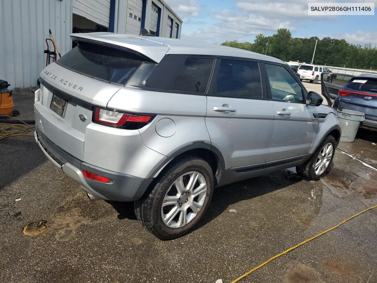 2016 Land Rover Range Rover Evoque Se VIN: SALVP2BG6GH111406 Lot: 70460934