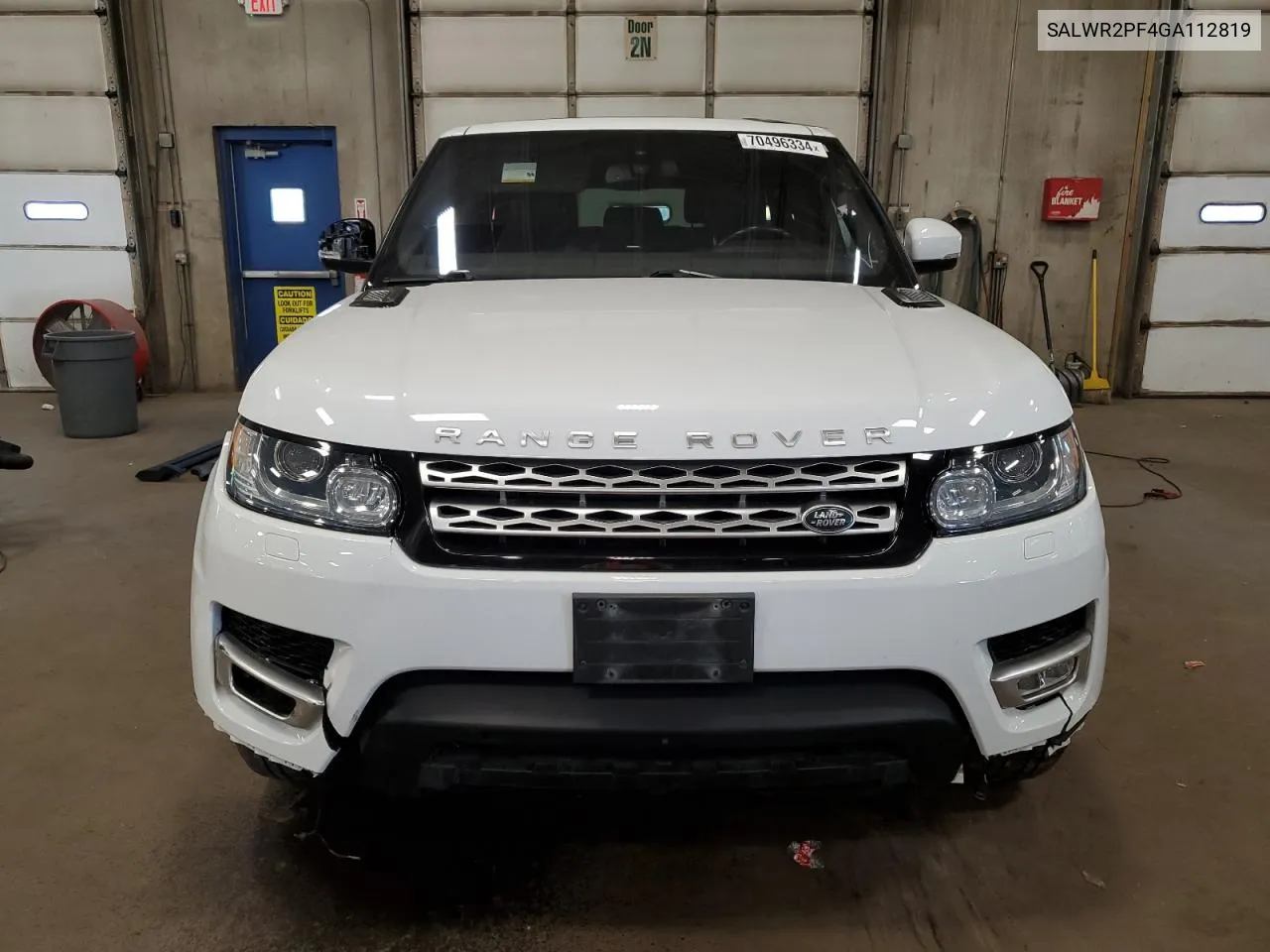 2016 Land Rover Range Rover Sport Hse VIN: SALWR2PF4GA112819 Lot: 70496334