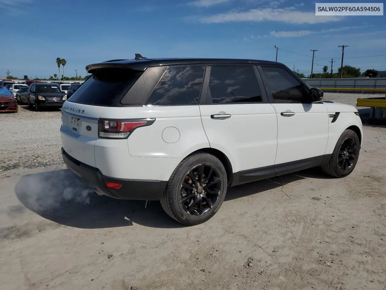 2016 Land Rover Range Rover Sport Se VIN: SALWG2PF6GA594506 Lot: 71123774