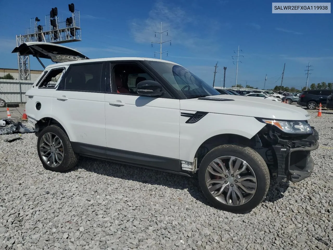 2016 Land Rover Range Rover Sport Sc VIN: SALWR2EFXGA119938 Lot: 71348714