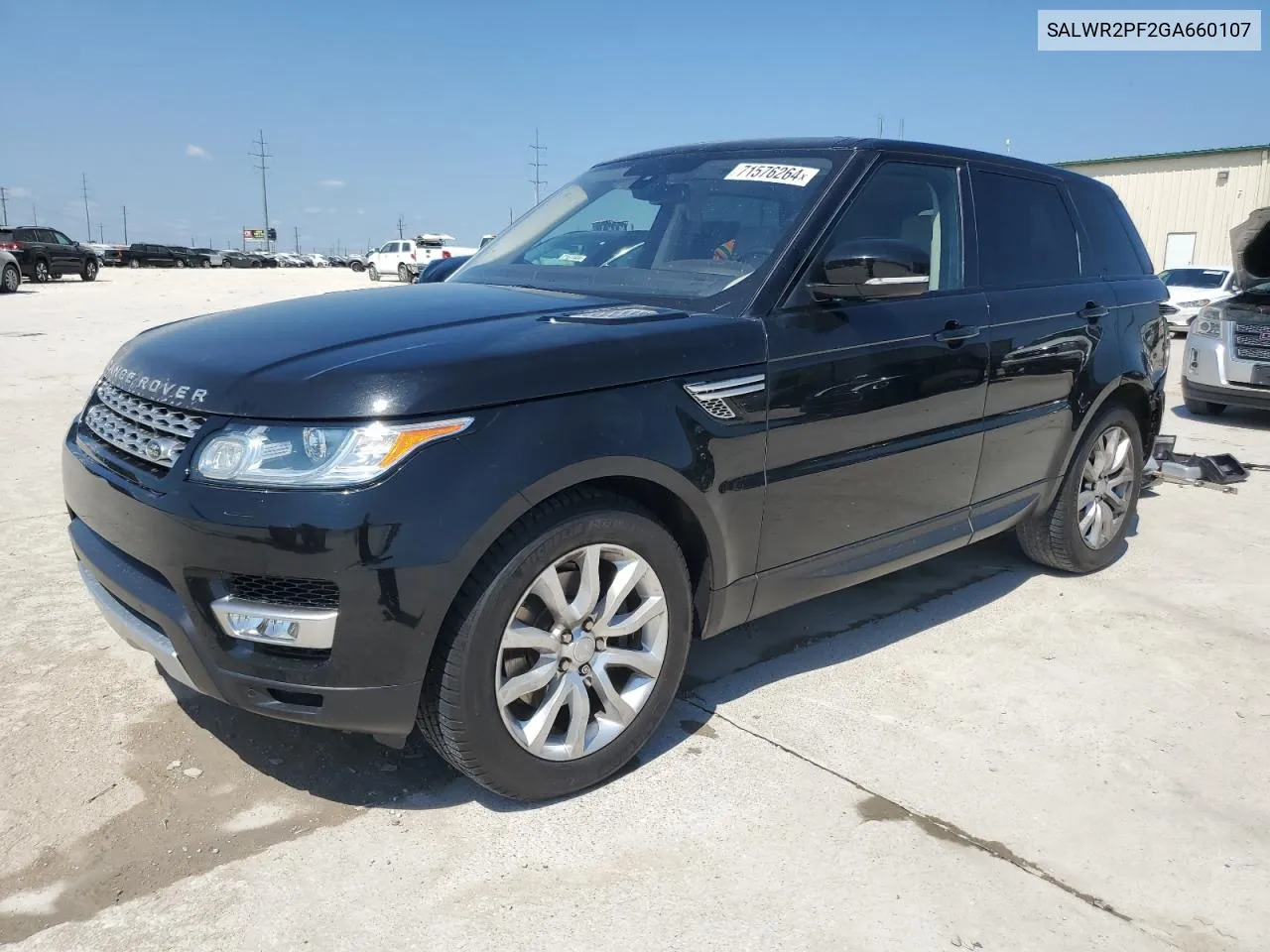 SALWR2PF2GA660107 2016 Land Rover Range Rover Sport Hse