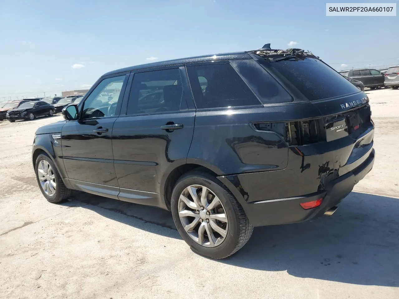 2016 Land Rover Range Rover Sport Hse VIN: SALWR2PF2GA660107 Lot: 71576264