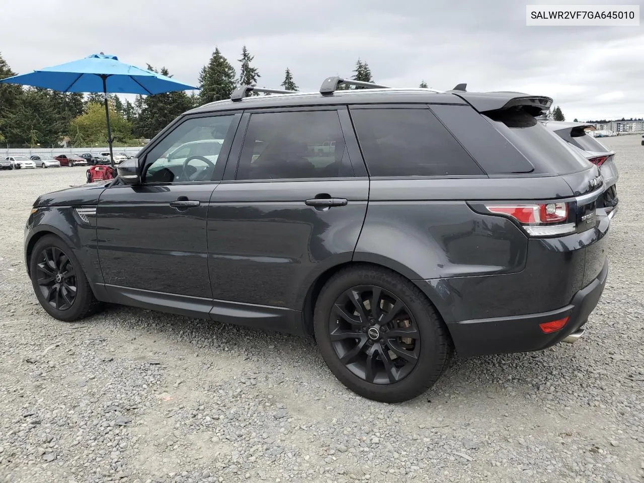 2016 Land Rover Range Rover Sport Hse VIN: SALWR2VF7GA645010 Lot: 71616474