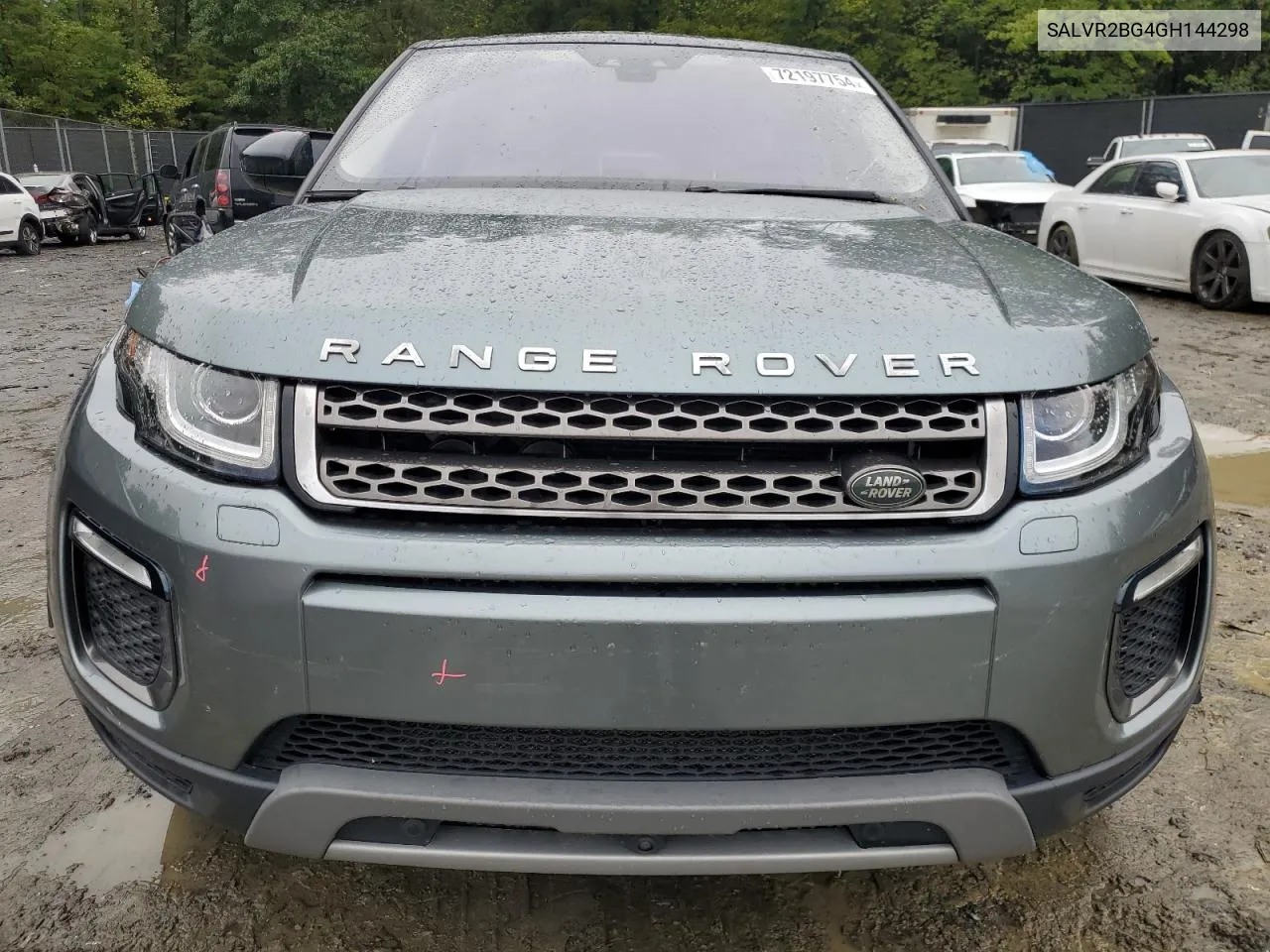 2016 Land Rover Range Rover Evoque Hse VIN: SALVR2BG4GH144298 Lot: 72197754