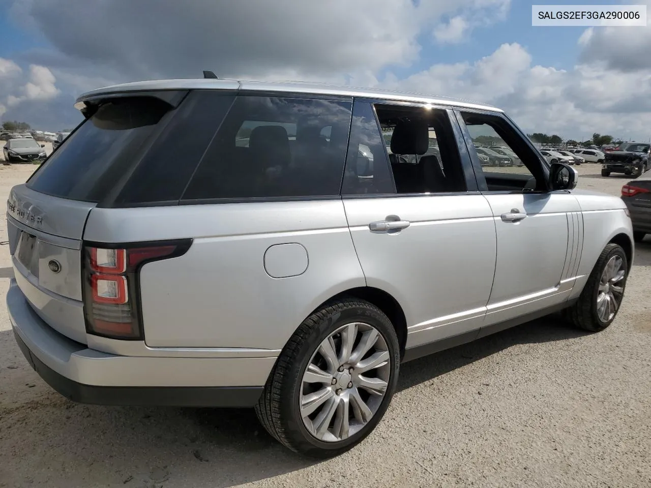 SALGS2EF3GA290006 2016 Land Rover Range Rover Supercharged