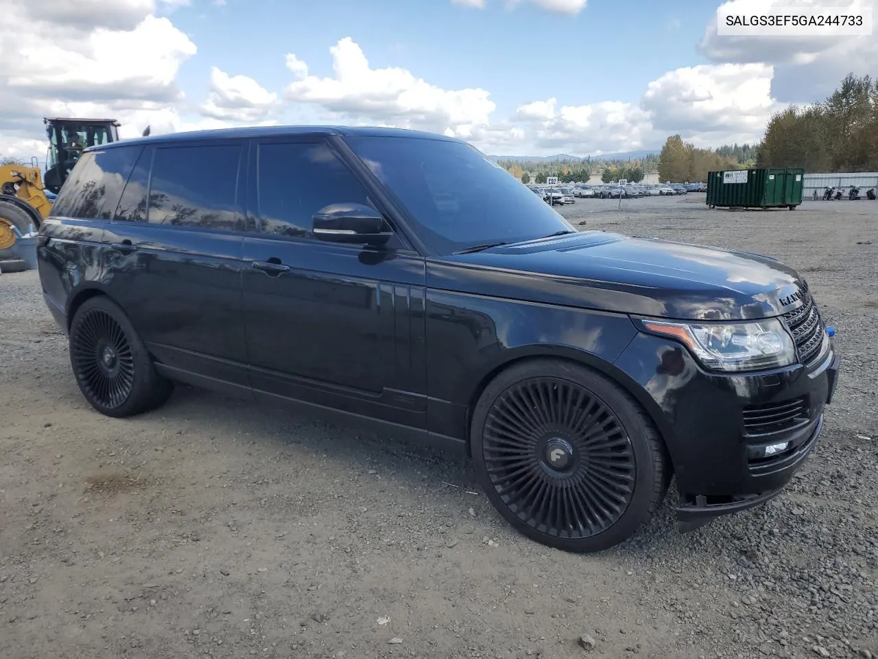 2016 Land Rover Range Rover Supercharged VIN: SALGS3EF5GA244733 Lot: 72288184