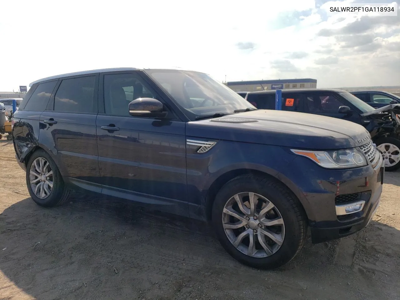 2016 Land Rover Range Rover Sport Hse VIN: SALWR2PF1GA118934 Lot: 72429064