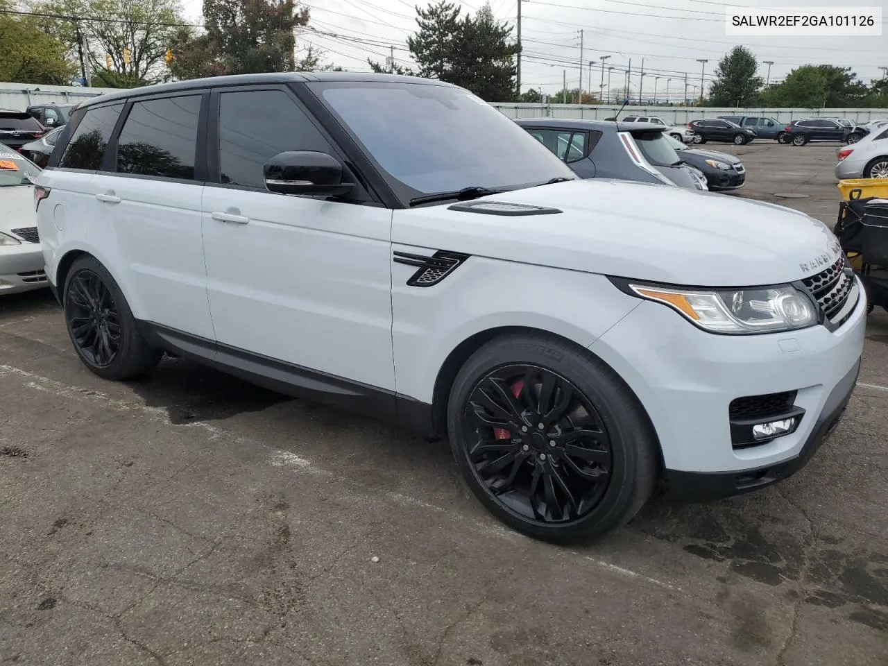 2016 Land Rover Range Rover Sport Sc VIN: SALWR2EF2GA101126 Lot: 72958934