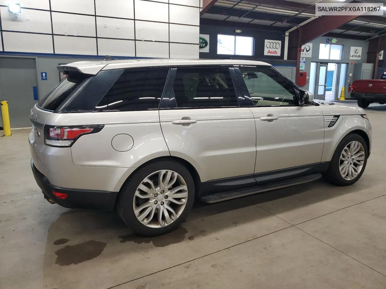 2016 Land Rover Range Rover Sport Hse VIN: SALWR2PFXGA118267 Lot: 73352064