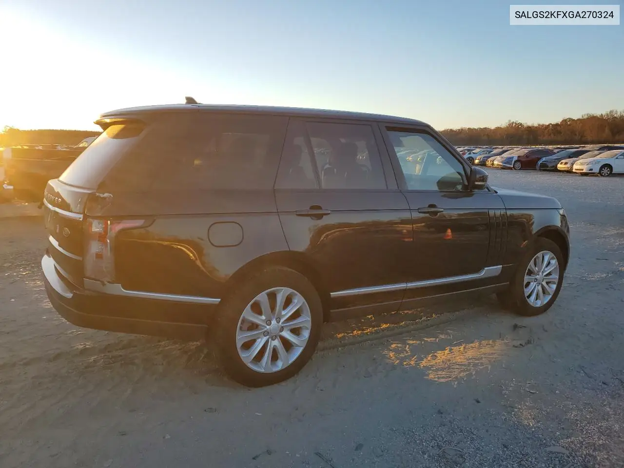 SALGS2KFXGA270324 2016 Land Rover Range Rover Hse