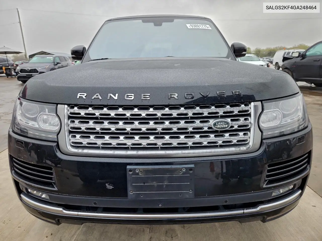 SALGS2KF4GA248464 2016 Land Rover Range Rover Hse