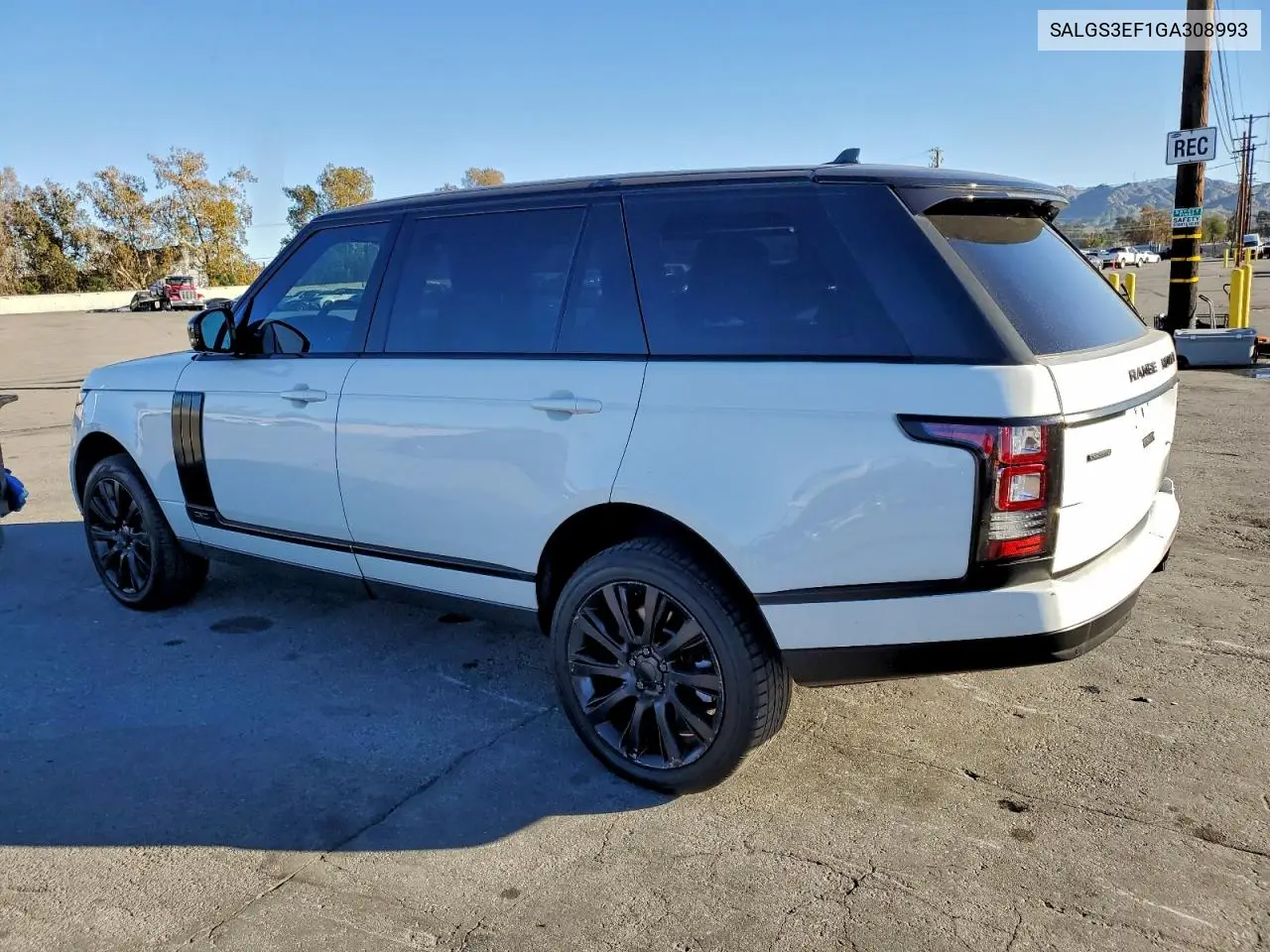 SALGS3EF1GA308993 2016 Land Rover Range Rover Supercharged